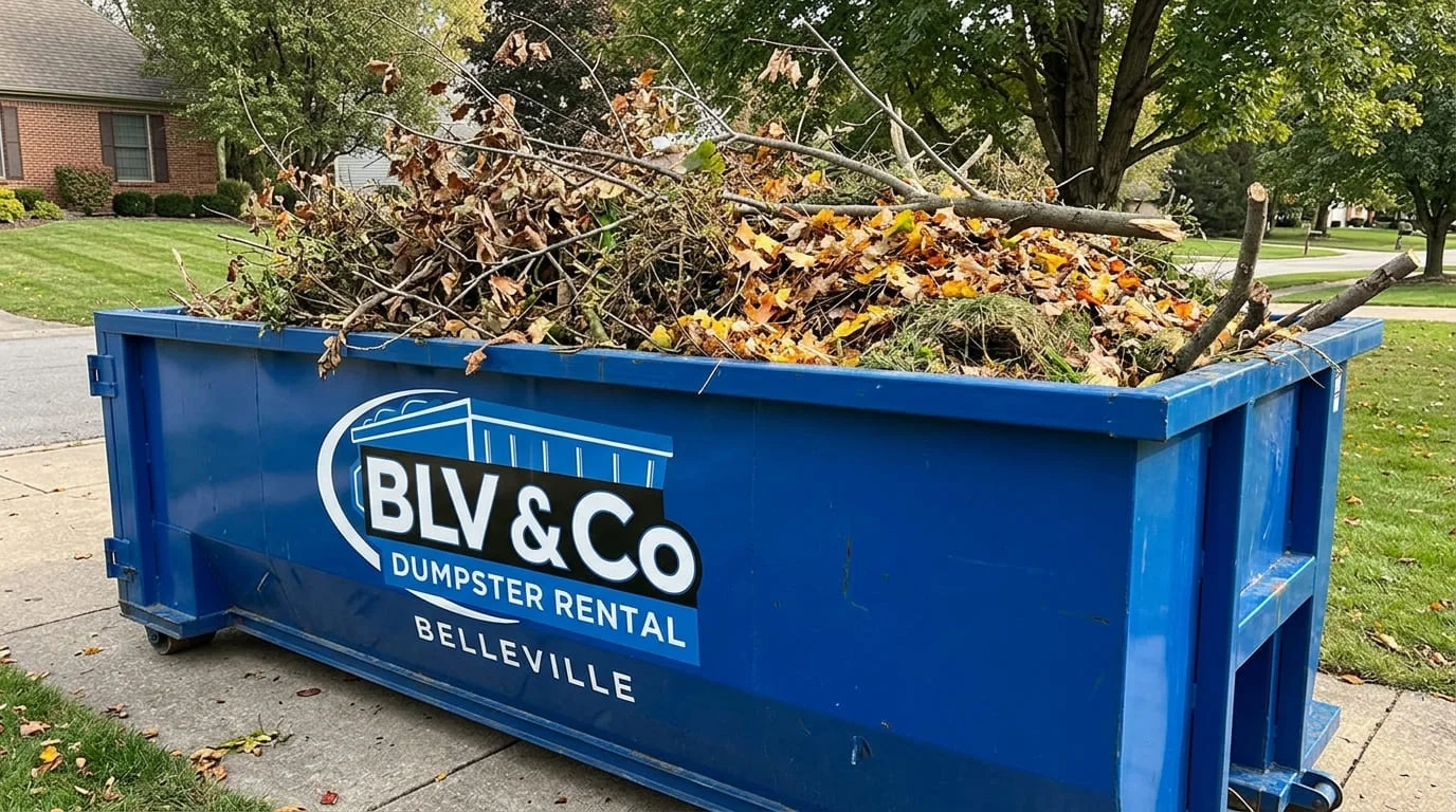 Yard Waste Dumpster Rental Belleville